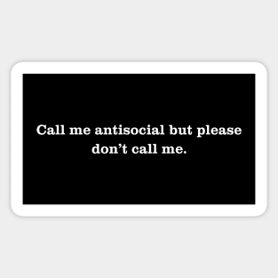 Antisocial Sticker